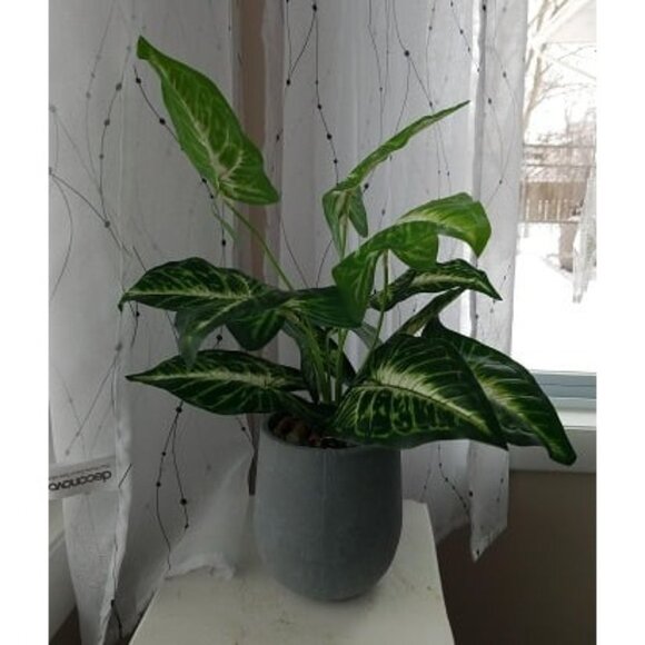 New 16'' Fake Plants Artificial Potted Greenery Faux Plants for Office Desk - Picture 2 of 2